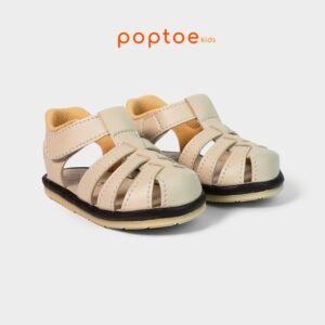 Poptoe Gravel - Biscuit Cream | Sepatu Anak / Bayi