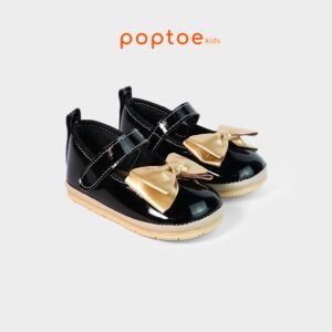 Poptoe Sparkle - Black/Gold | Sepatu Anak / Bayi