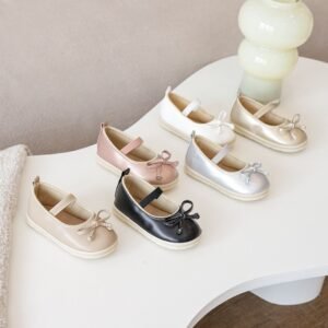 Poptoe Chloe Velcro - Sepatu Anak Bayi Perempuan Prewalker Flat Shoes