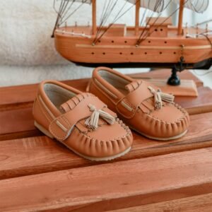 Poptoe Turin - Camel / Cream | Sepatu Anak / Bayi