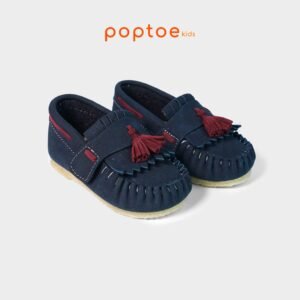Poptoe Turin - Navy / Maroon | Sepatu Anak / Bayi