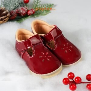 Poptoe Floret - Maroon | Sepatu Anak / Bayi