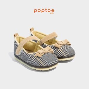 Poptoe Claire - Beige | Sepatu Anak / Bayi Prewalker
